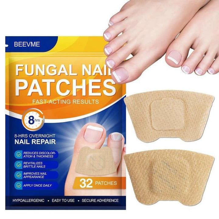 Plasturi Hidrogel pentru Unghii Fungice Set 32 Bucati Ingrijire Completa a Unghiilor Picioare Indoire Ingrosare Unghii Incastrate Canal Unghial Antifungici si Anti-infectie