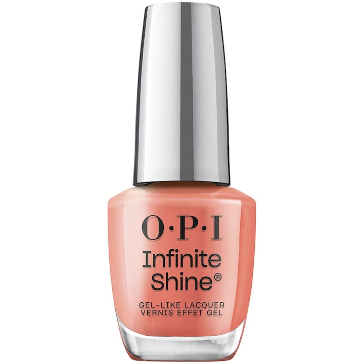 Lac de unghii cu efect de gel OPI Infinite Shine Megawatt Hot 15 ml