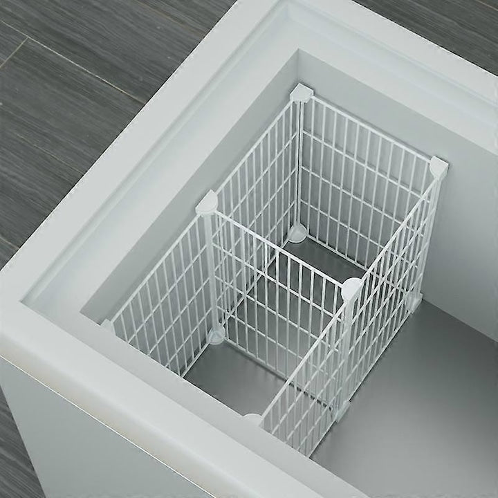Organizator congelator separator ajustabil design ventilat alb 30x20x0.5cm