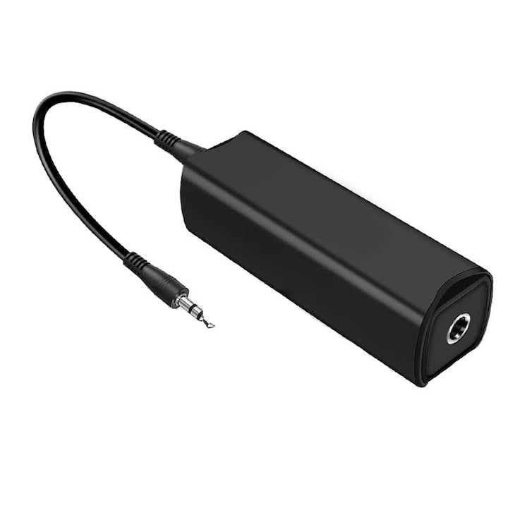Rqiurpn Ground Loop Audio Adapter Noise Isolator Anti-interference for Car/Home Audio System, 3.5mm Jack
