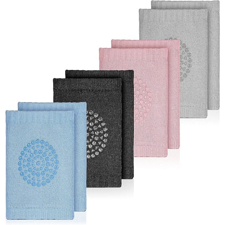 Set 4 protectie pentru genunchi antialunecare 6-36 luni Multicolor