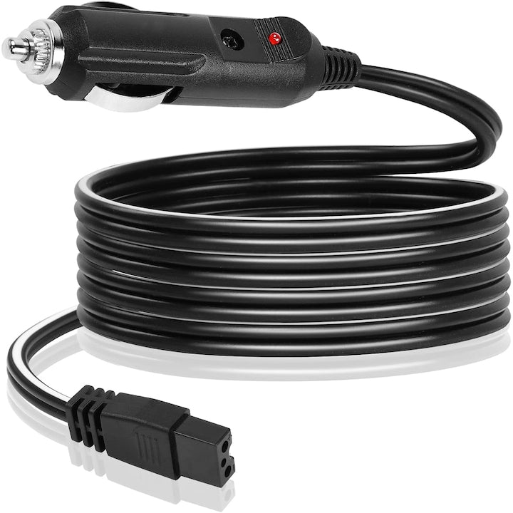 Cablu 18AWG de alimentare 12V pentru Lada frigorifica auto A++ portabila 3 m Negru