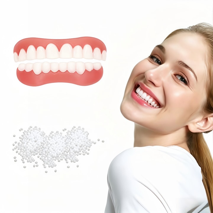 Proteza Dentara Cosmetica Zambet Proteze Dentare Dinte Instantaneu Placaj Dentier Provizoriu Albire Dinti Falsi Fatete Dentare Proteze Dentare Superioare si Inferioare