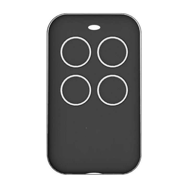 Telecomanda universala cu functie de copiere 280-900MHz 12V 4 butoane pentru poarta electrica garaj design compact OUYLAF Negru