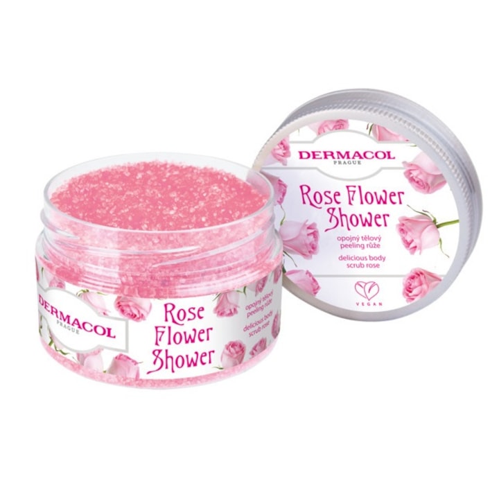 Scrub corp Dermacol Trandafir 200 g