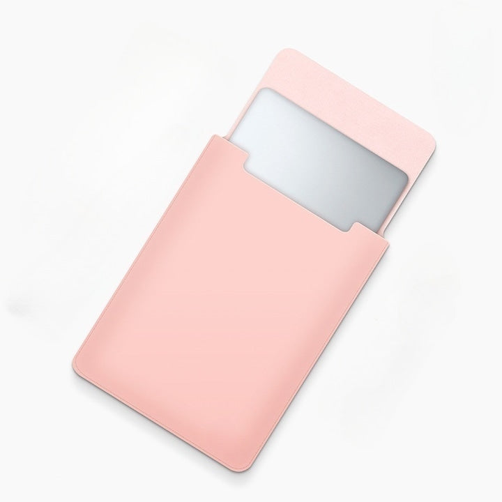 Ejiajia 13-inch MacBook Protective Case, PU Leather, Waterproof, Wear-resistant and Scratch-resistant, Sweet Pink