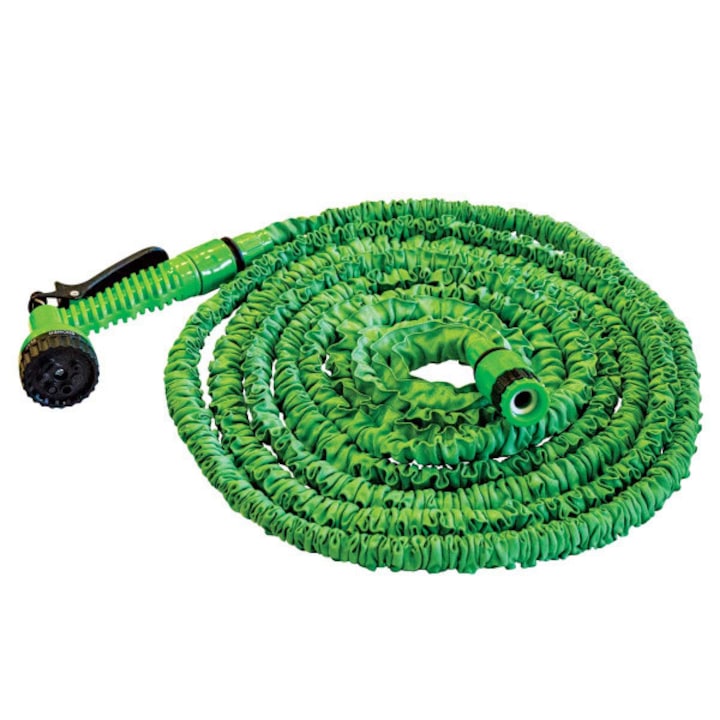 Furtun de Udat Gradina Extensibil cu lungimea de 52.5m + pistol de Stropit
