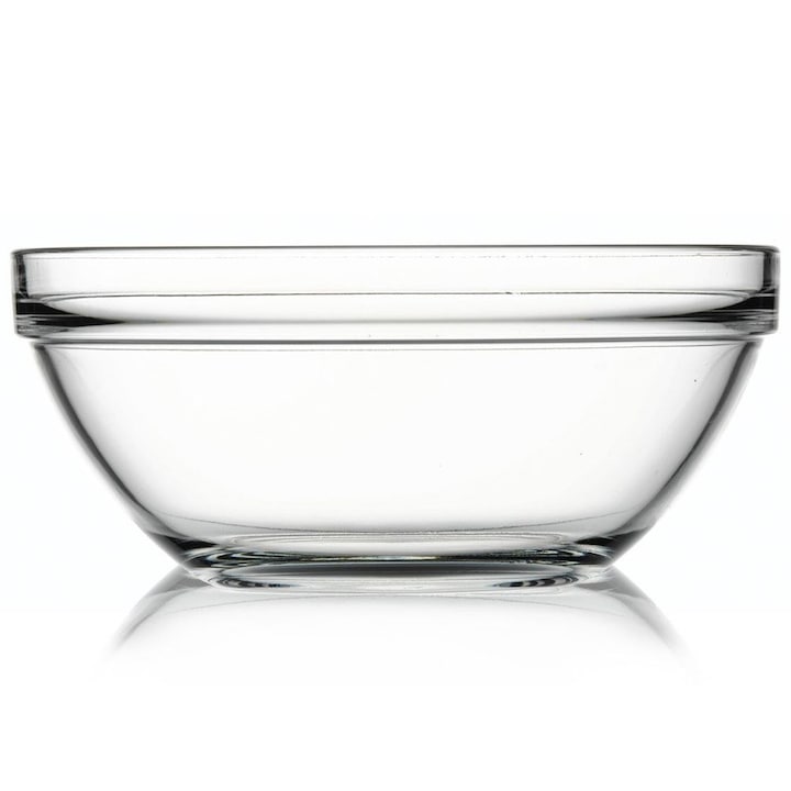 Bol De Salata Orion 3.6 L Diametru 26 cm 26x11 cm Sticla Inaltime 11 cm Capacitate 3.6 L Materiale De Inalta Calitate Transparent