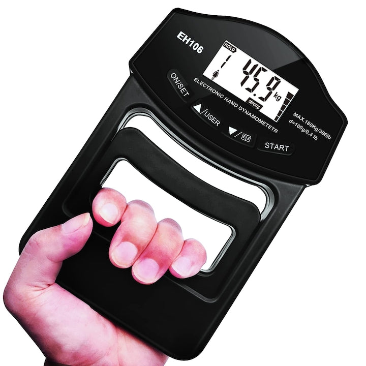 WALALLA 3-in-1 Digital Dynamometer LCD display 180kg black/white