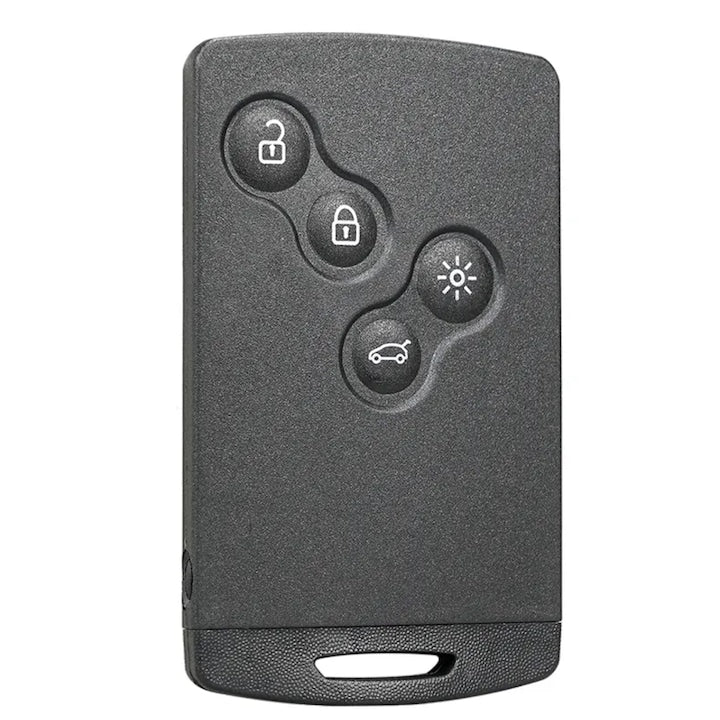 Cheie completa cu chip si telecomanda compartibila Clio IV Captur 4 butoane 433 MHZ chip PCF7953M