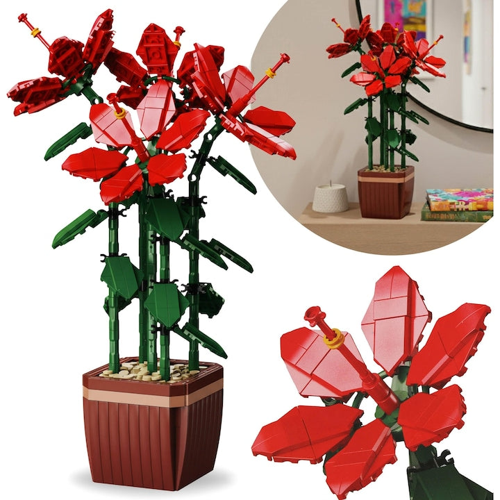 Set de Constructie WALALLA Buchet Creativ 926 piese multicolor