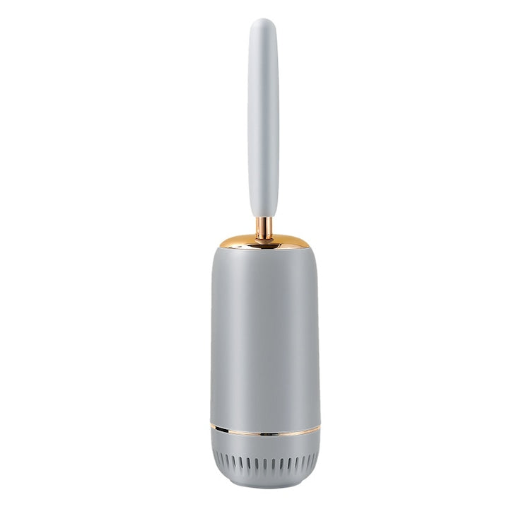 Rqiurpn 360° Silicone Toilet Brush and Holder Set with Lid and Ergonomic Handle, Drip-Free, with Lid and Handle - An elegant and practical solution for any bathroom