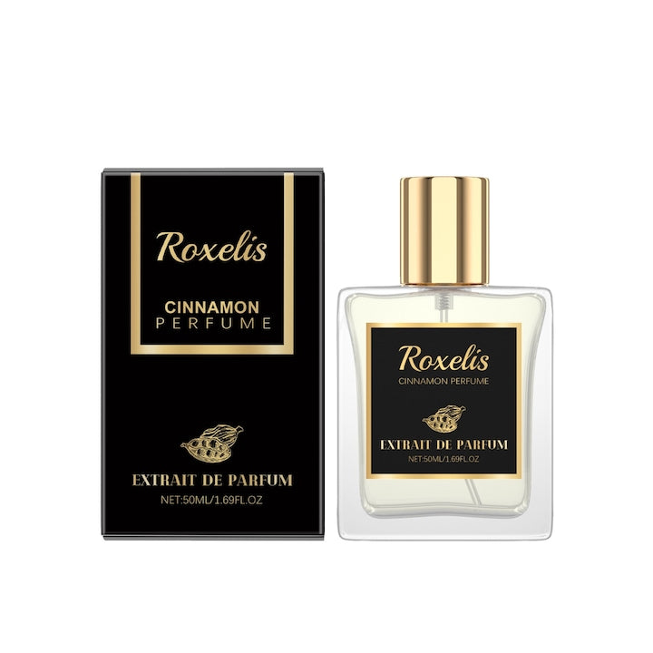 Parfum Roxelis 50 ml aromă cu scorțișoară și nucă de mușcat pentru bărbați