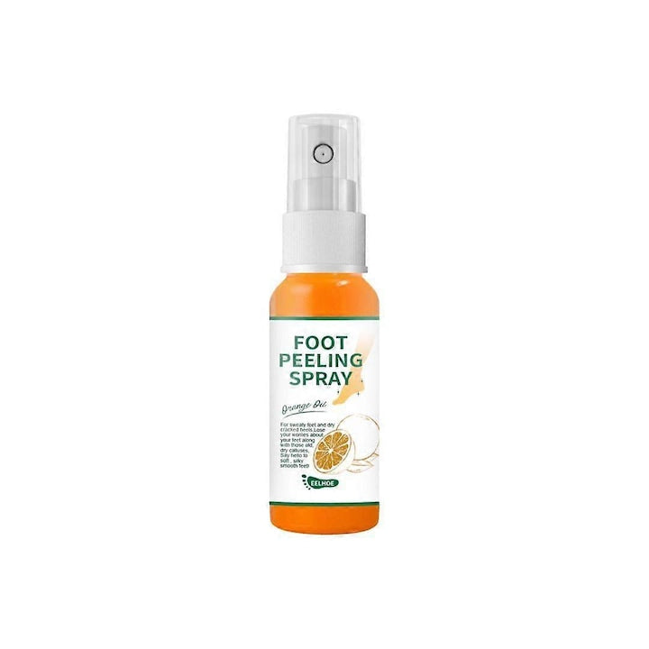 Spray exfoliant pentru picioare EELHOE indeparteaza pielea moarta hidrateaza cu extract de ulei de portocale 150ml