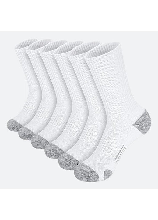 OEM - Set of 6 Pairs of Sport Socks, Moisture-Wicking, Breathable, Universal Size