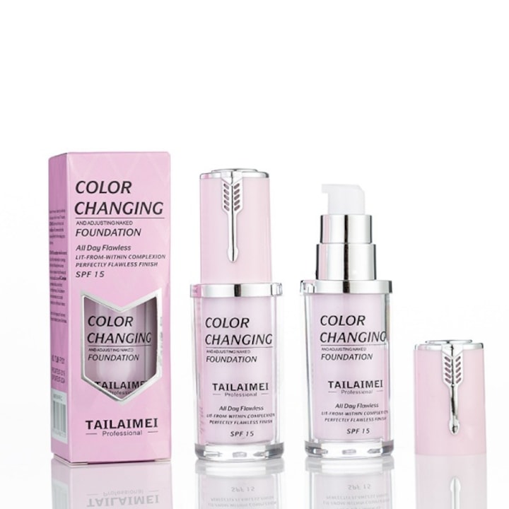 Fond de Ten Adaptabil Waterproof TLM Color Changing SPF15 Pink 40 ml