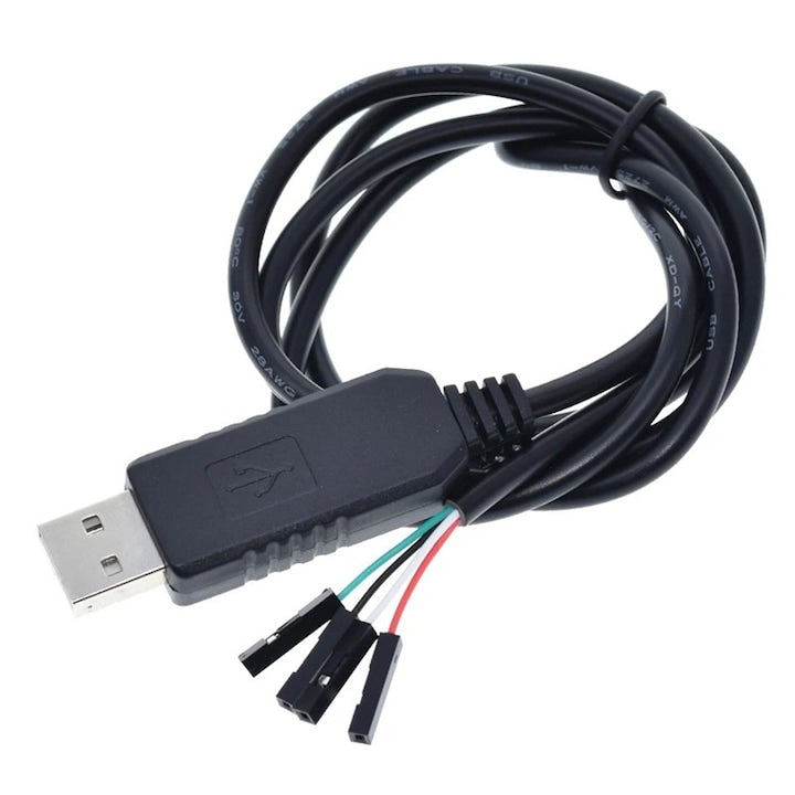 Cablu convertor adaptor USB la serial UART TTL cu 4 pini CH340G