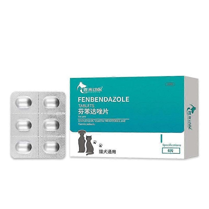 Tratament de deparazitare pentru caini si pisici 6 capsule