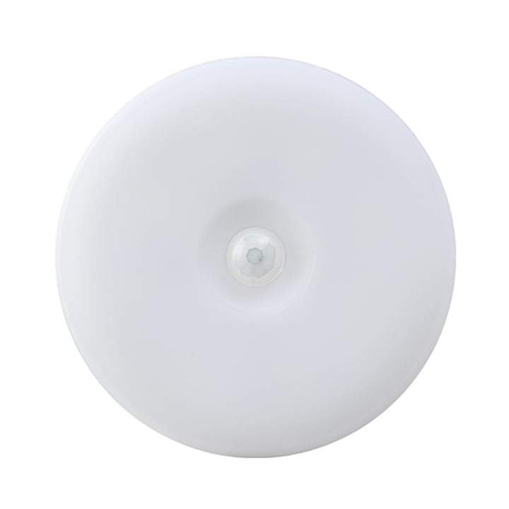 Lumina de noapte LED senzor de miscare senzor de raza de 120 ° 0 secunde durata de viata ultra lunga a bateriei instalare convenabila poate fi utilizata in foaier baie dulap si noptiera 8cm