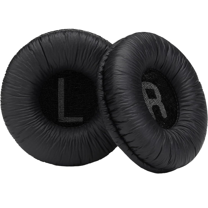 Replacement Earpads for Nybgyy Headphones, Compatible with JBL/Sony, Faux Leather and Memory Foam, Black, 7x7x2.3cm