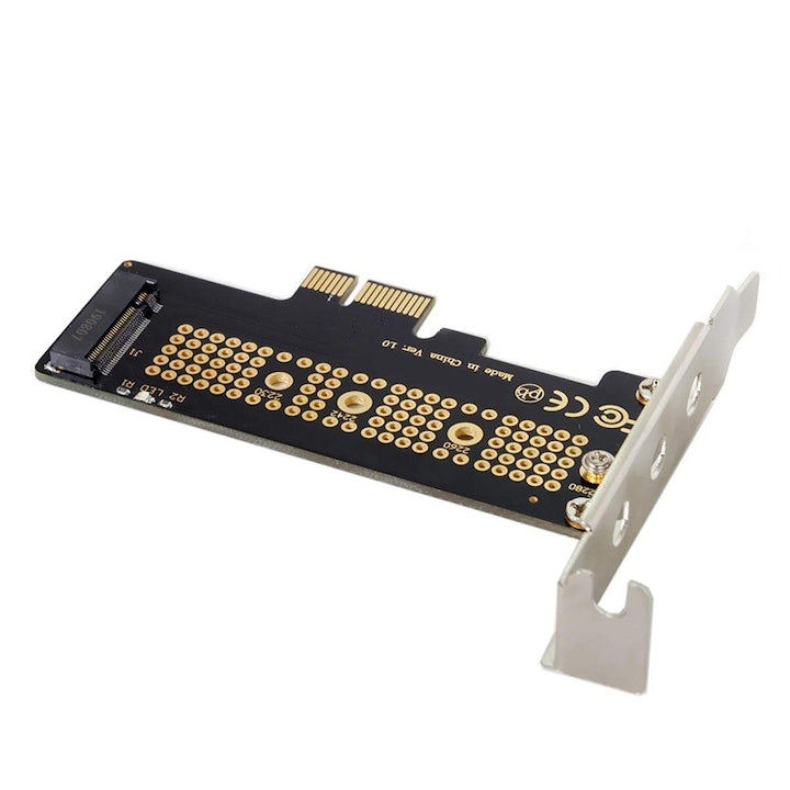 Adaptor M.2 NVME SSD la PCIe Rqiurpn pentru PCIE PCI-E4.0 X1 X4 X8 x16 unitati SSD 2230 2242 2260 2280 Negru