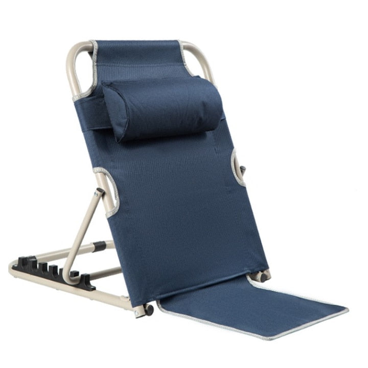 Spatar reglabil Walalla reglabil in sase pozitii cu perna si tetiera antiderapante portabil si pliabil suport pentru gat cap si lombar detasabil pentru o curatare usoara design ergonomic