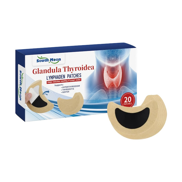Plasturi pentru glanda tiroida South Moon set ingrediente din plante 8-12 ore pentru toate tipurile de piele