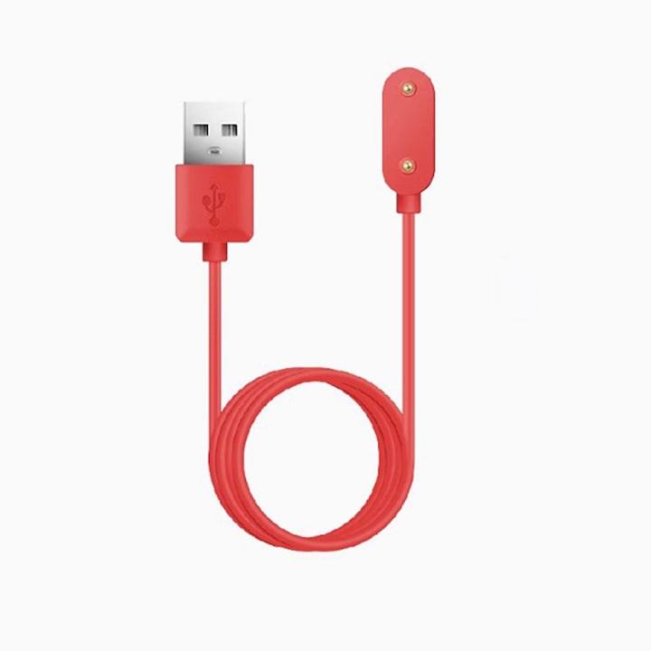 Smartwatch charger compatible with Huawei Watch Fit/Fit 2/Fit Mini Huawei Band Huawei 4X Honor Watch ES Honor Band 6 / 7 / 8/ 9 USB interface Charging is stable, red