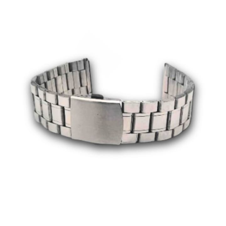 OEM - Silver watch bracelet mm butterfly style buckle micasadzx 12 installments with 0% interest