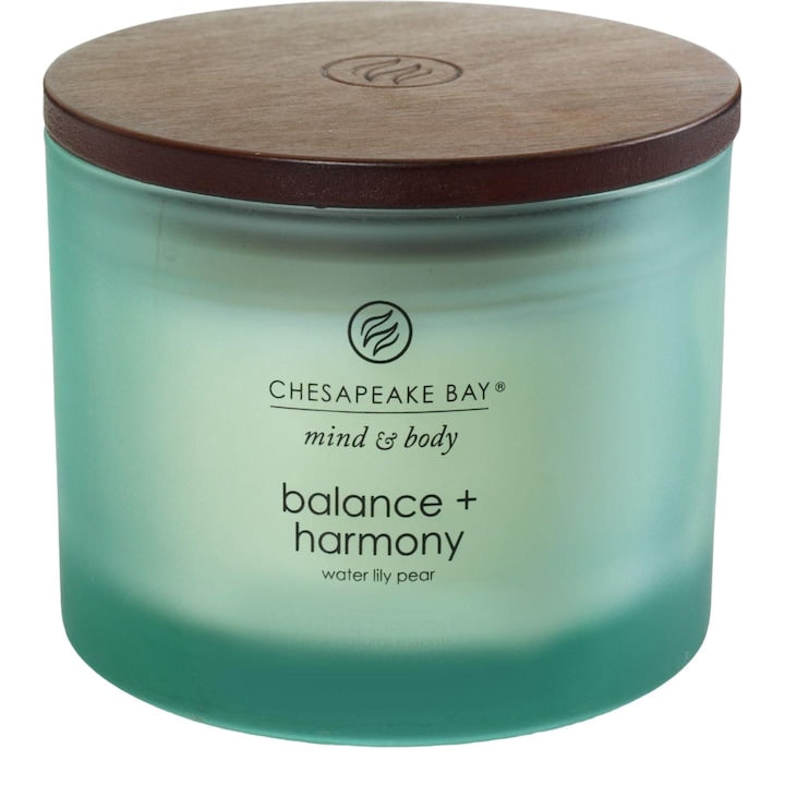 Balance & Harmony Scented Candle Chesapeake Bay Candle Pear / Water Lily 312 g