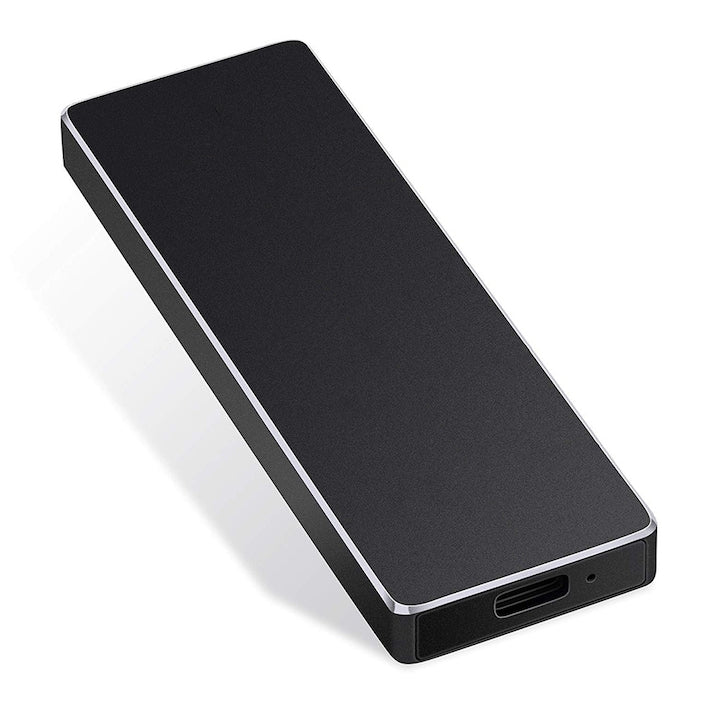 Hard disk extern 2TB metalic USB 3.0 argintiu-negru-auriu 102x33x8.8mm
