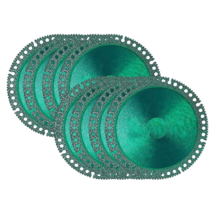 Disc taiere indestructibil 2.0 set 8 bucati verde 100mm
