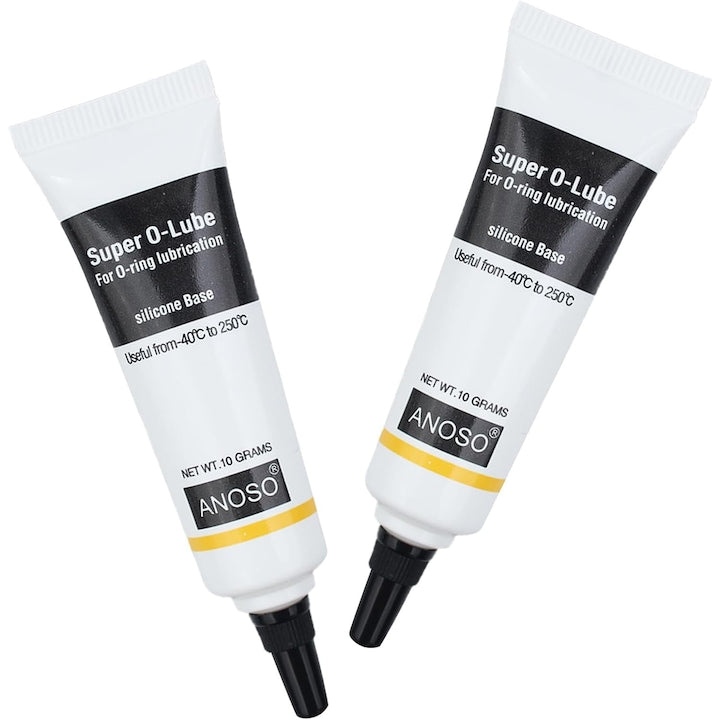 PsAyl Silicone Grease set 2 x 10 g tubes, moisture resistant, O-ring compatible, for coffee machines