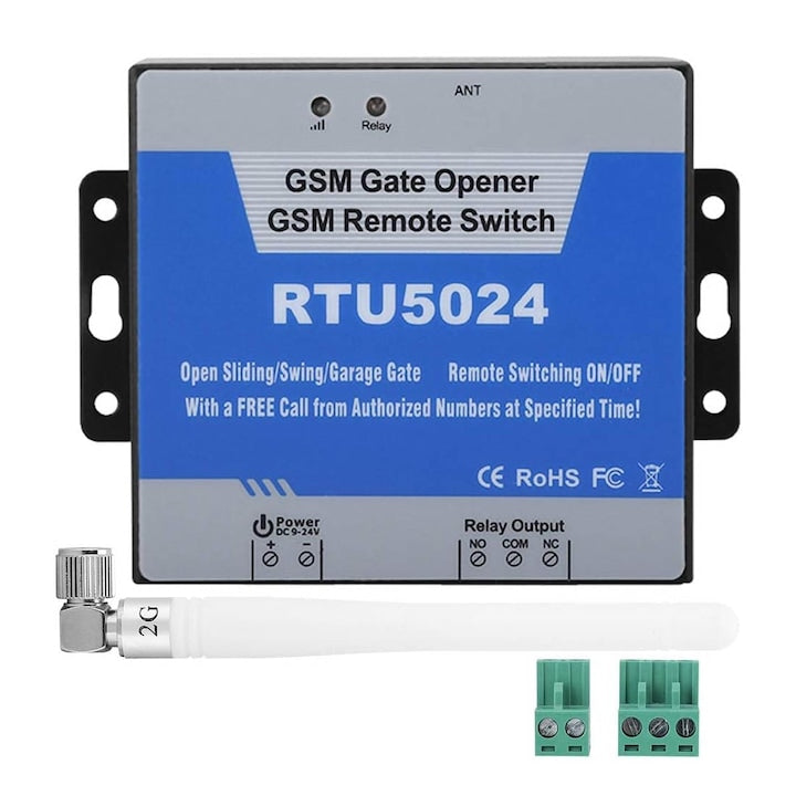GSM gate opener relay RTU5024 remote control via Android/iOS call/SMS Unlimited range Frequency 850/900/1800/1900 MHz OUYLAF