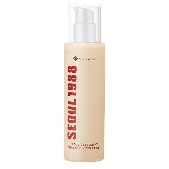 Esenta pentru ten SEOUL 1988 Essence : Snail Mucin 97% + Rice KSECRET 100 ml