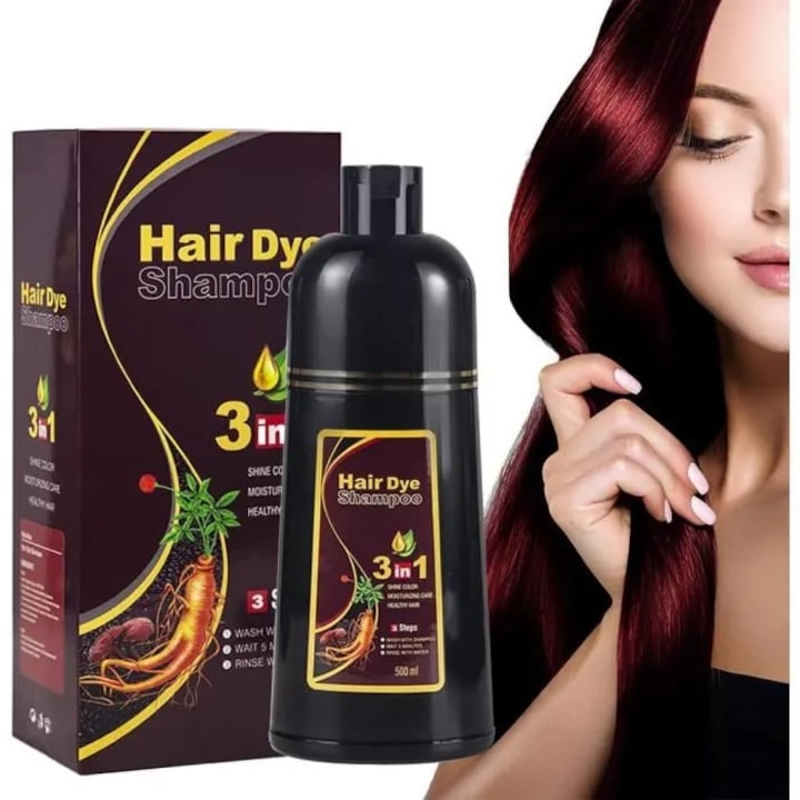 Sampon colorant 3 in 1 rosu vin 500ml