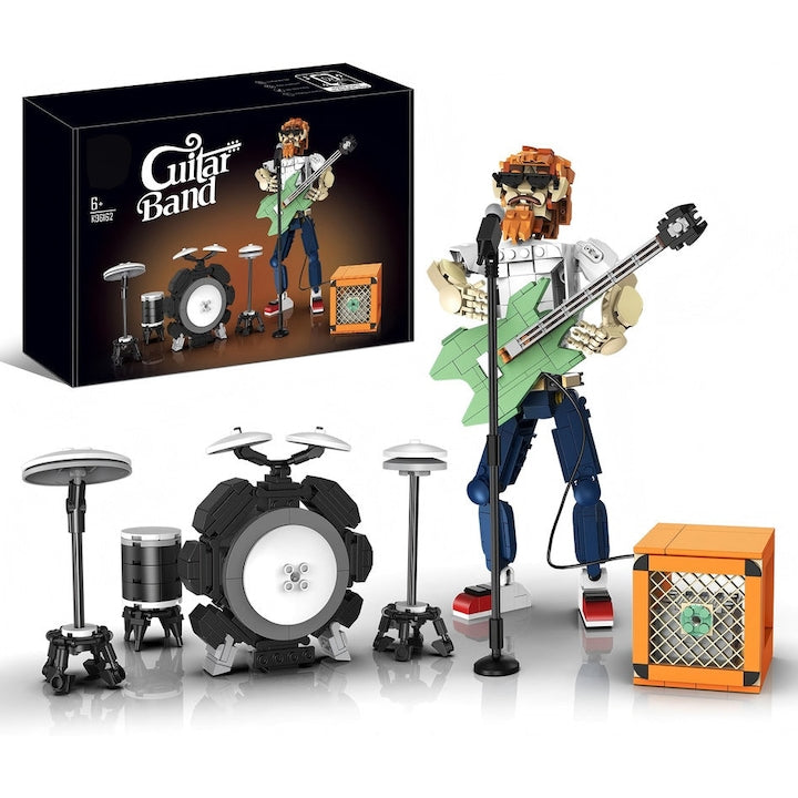 Set de constructie Tramp Singer 720 piese Bluetooth ABS pentru iubitorii de muzica