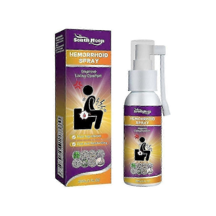 Spray pentru hemoroizi 30ml formula pe baza de plante usor de utilizat