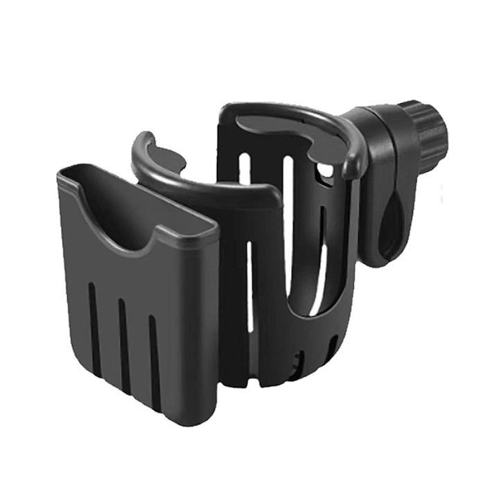 Suport multifunctional pentru carucior/bicicleta ZOUN compartiment pentru sticla/telefon mobil maner universal de prindere la 360 de grade negru