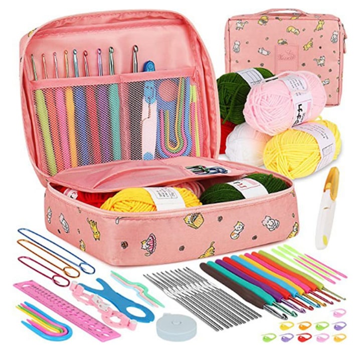Set crosetat 58 Piese Multicolor