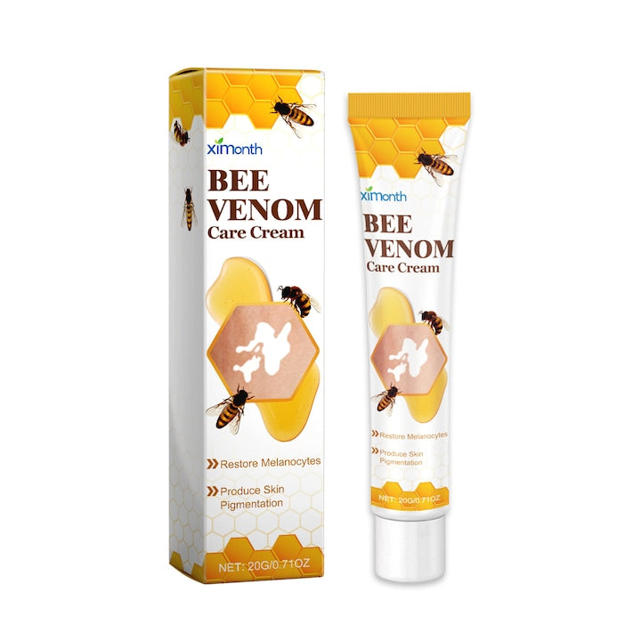 Crema de ingrijire a petelor albe cu venin de albine Venin de albine repararea pielii hidratanta ingrijirea pielii uz extern Crema de ingrijire frotiu