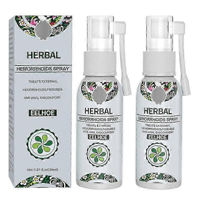 Spray pentru hemoroizi 30ml formula naturala aplicare fara contact set 2 bucati