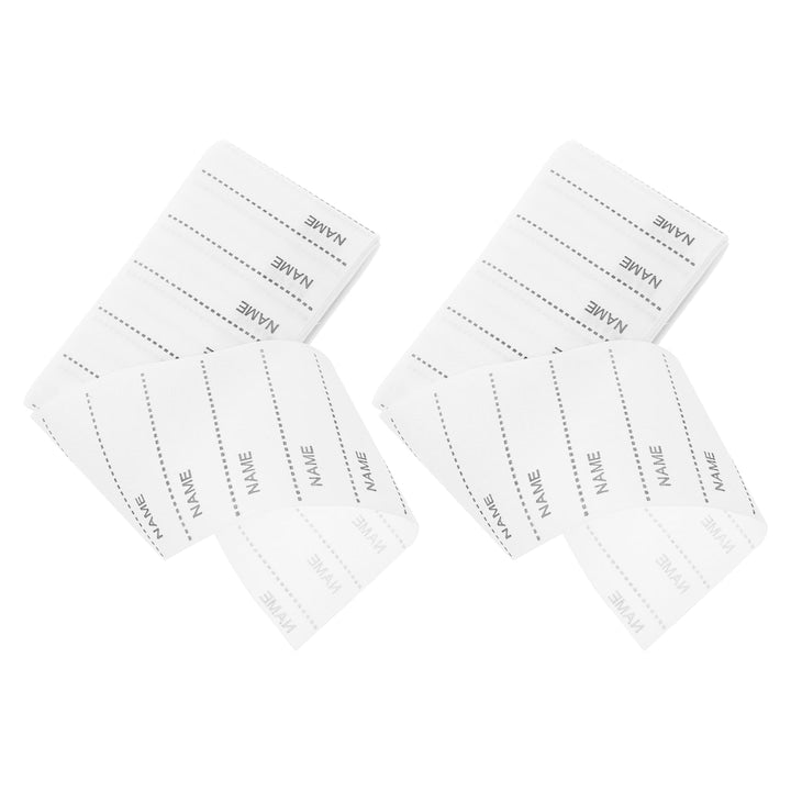 Etichete textile pentru haine set 2 buc alb 161x5.5cm