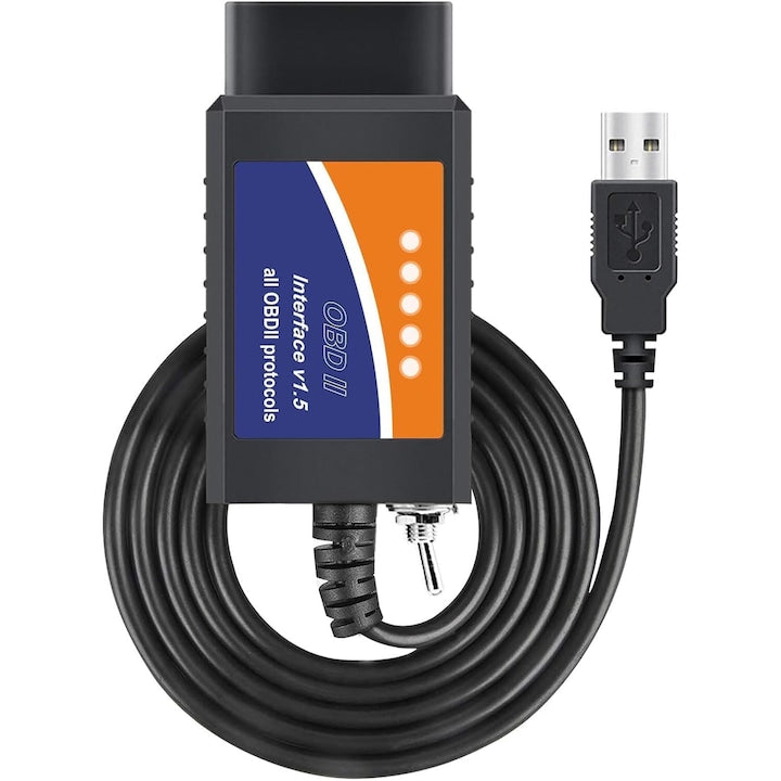 Interfata diagnoza auto ELM327 USB sundiguer 25k80 si CH340 MS CAN HS CAN suporta toate protocoalele OBD2 Compatibil cu Ford/Mazda OUYLAF