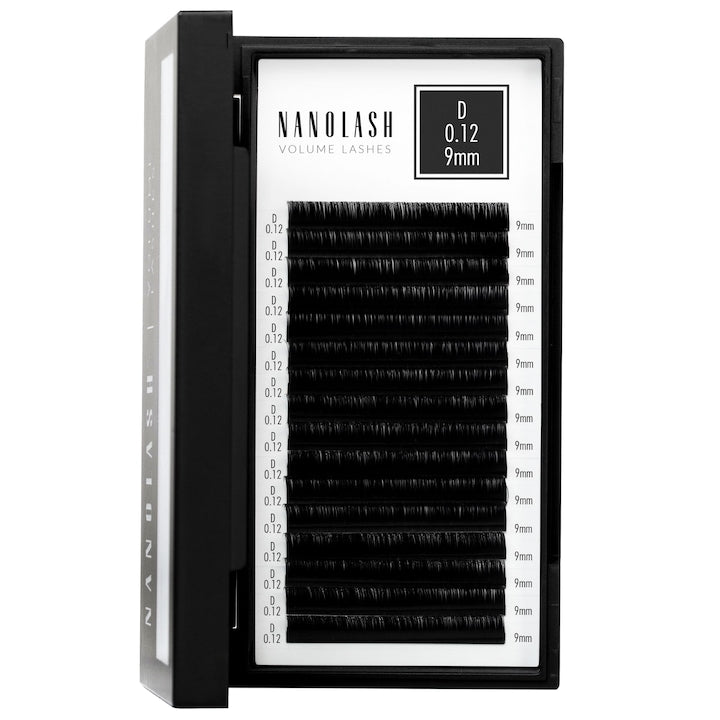 Nanolash Volume Lashes 0.12 D false eyelashes 9 mm