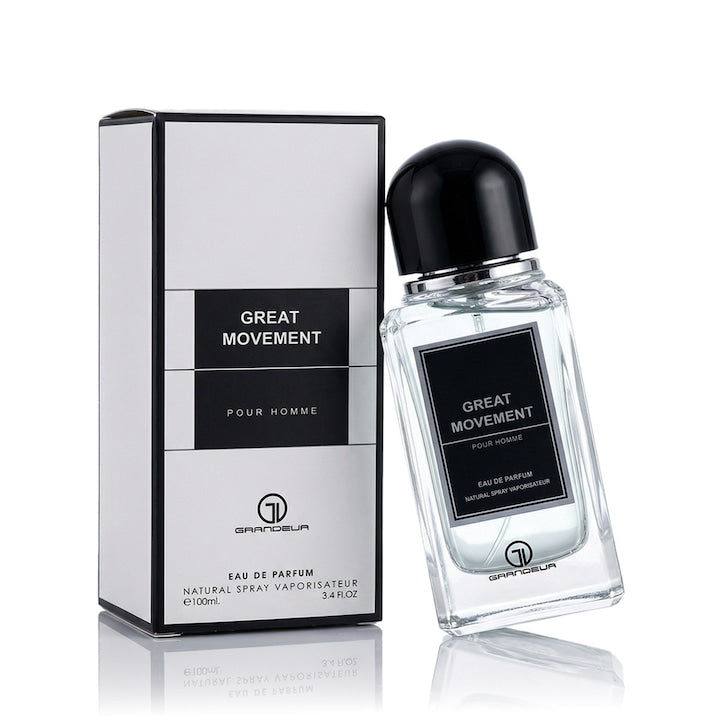 Parfum pentru bărbați Grandeur Great Movement 100 ml note lemnoase și citrice elegant