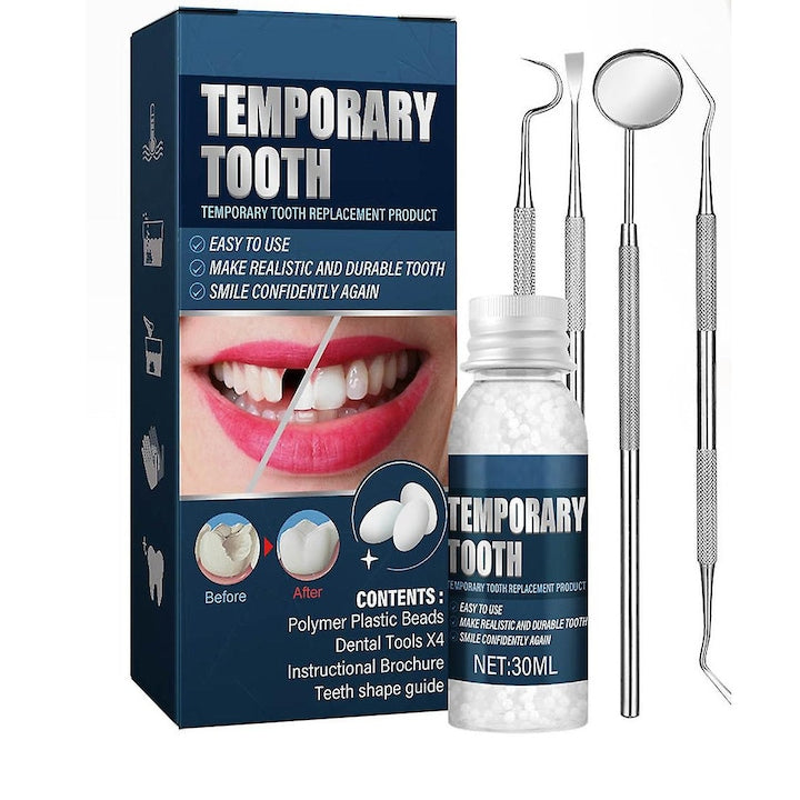 Kit de reparare dinti temporari restaurare zambet pentru umplerea dintilor lipsa