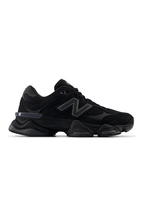 New Balance - Pantofi sport 9060 din piele intoarsa cu insertii din plasa Negru 9.5 12 rate cu 0% dobândă