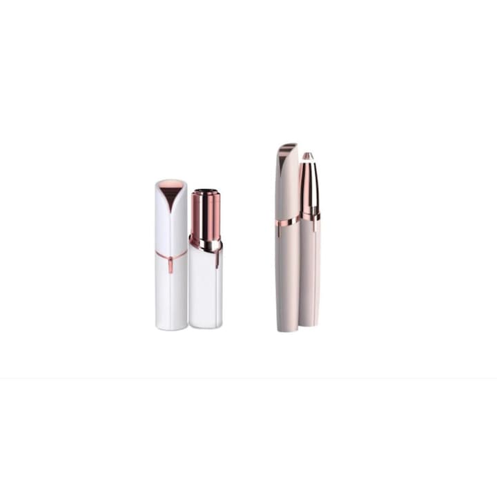 Set Epilator facial + Epilator de sprancene fara durere