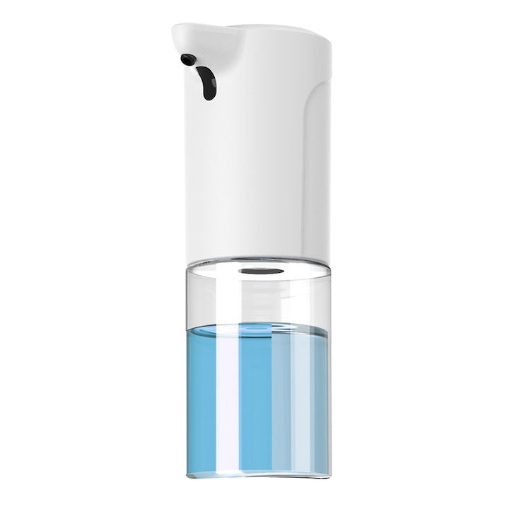 Dispenser de sapun spuma automat tip inductie design elegant alb reincarcabil USB